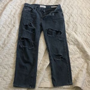PACSUN black washed boyfriend jeans